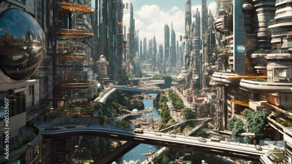 Obraz Future City : Generative AI