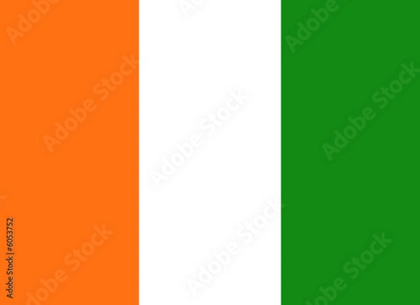 Fototapeta Flag Cote d'Ovoire