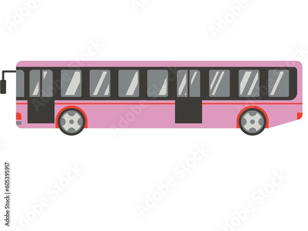 Obraz bus isolated on white