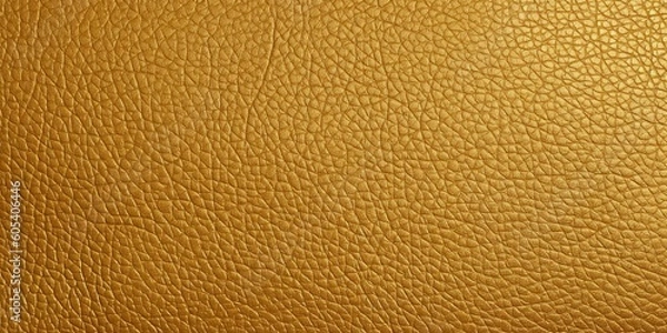 Obraz Golden leather texture background, generative ai