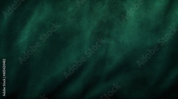 Fototapeta Dark Green Velvet Fabric Texture Background - Textile Material - Generative AI