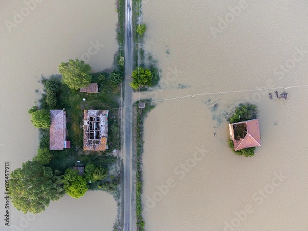 Obraz Flood in Emilia Romagna Italy