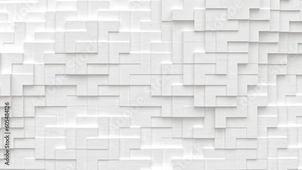 Fototapeta Background from random cubes, blocks
