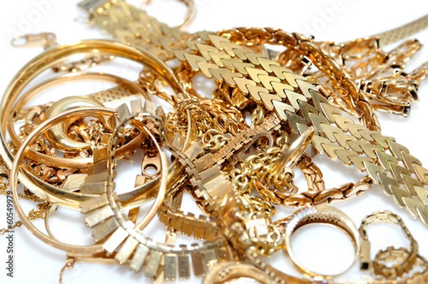 Obraz Gold jewelry.