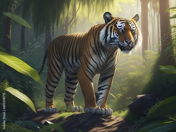 Obraz tiger in the jungle