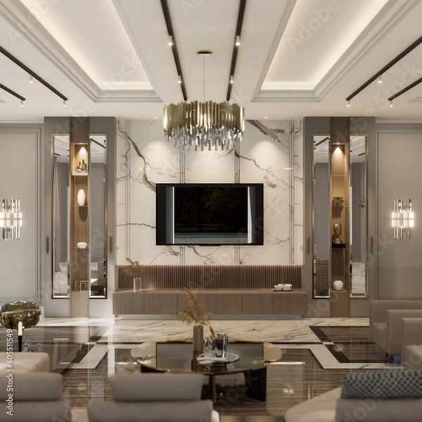 Obraz 3D Modern School Design