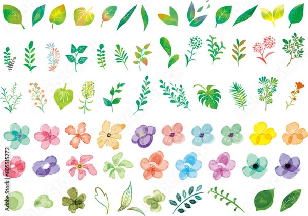 Obraz 花のアイコンセット