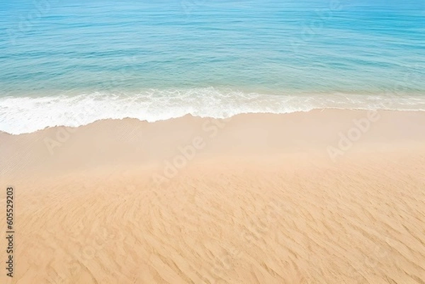 Fototapeta ビーチに打ち寄せる波の素材、背景