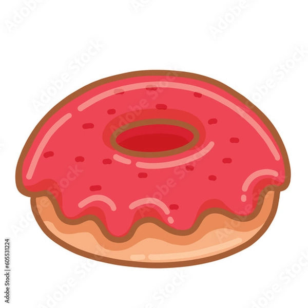 Obraz Bakery and dessert represented by delicious cake icon. Isolated and colorfull