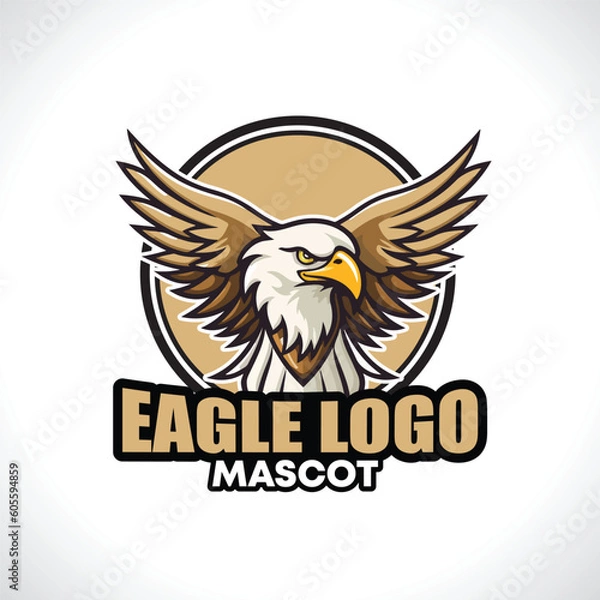 Obraz Eagle Mascot Logo Design Eagle Vector 