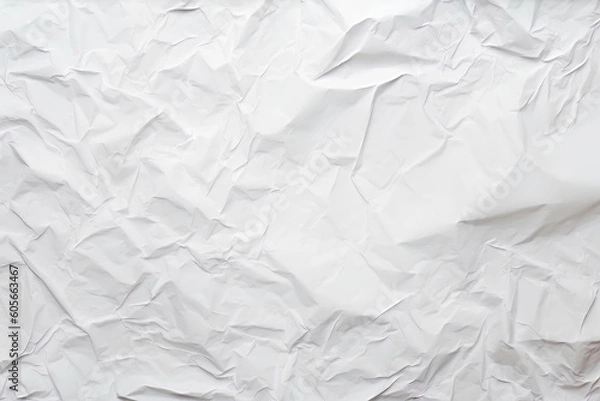 Fototapeta White paper texture background, Generative ai