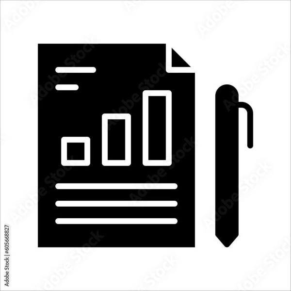 Fototapeta Solid vector icon for satisfaction which can be used various design projects.