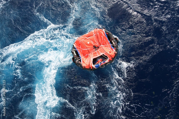 Fototapeta Tratwa ratunkowa