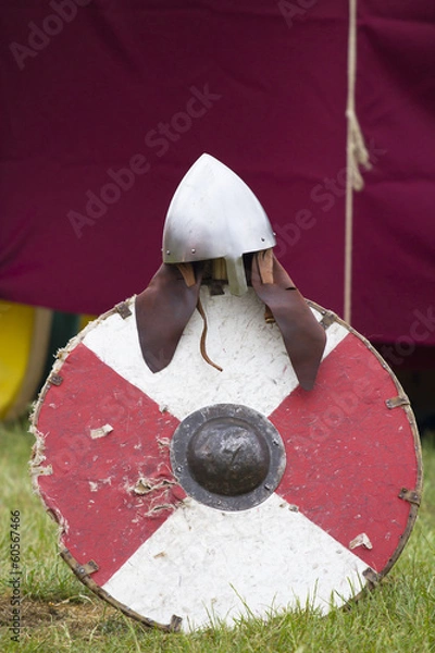 Obraz Nasalhelm und Rundschild