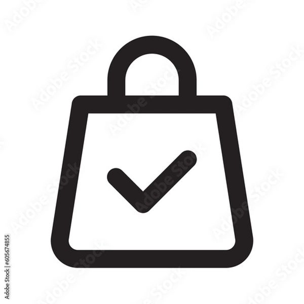 Obraz shooping bag icon