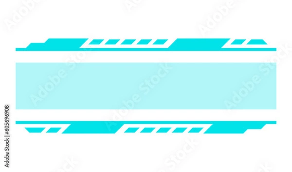 Fototapeta tech hud panel