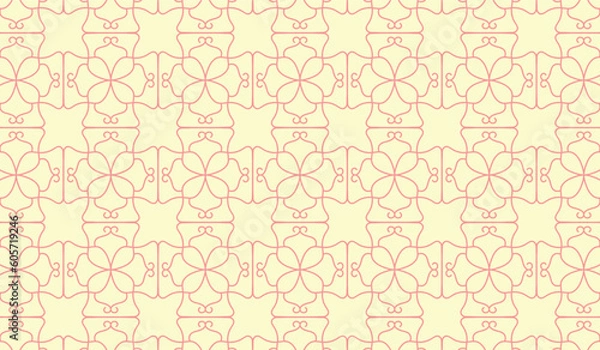 Obraz KDP Geometric Coloring Pattern  