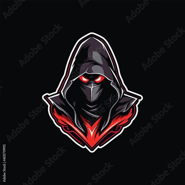 Obraz Assassin Mascot Logo Design Ninja Logo Design 
