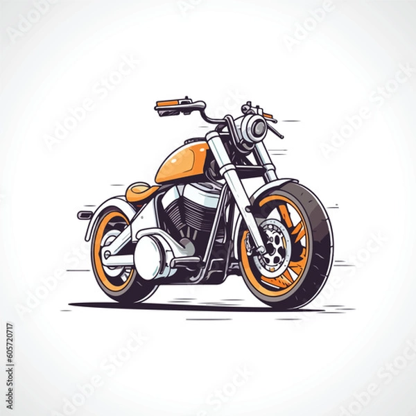 Obraz Super Bike Vector Motorcycle Vector Illustration