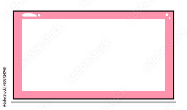 Fototapeta cute rectangle frame