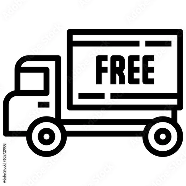 Fototapeta free line icon,linear,outline,graphic,illustration