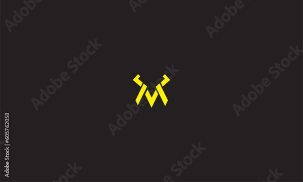 Obraz Deer Head M Vector Logo Icon