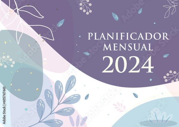Obraz Calendario Planificador 2024 en Español - Portada