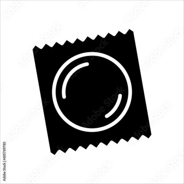 Fototapeta Solid vector icon for latex which can be used various design projects.
