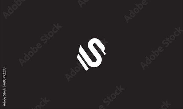 Obraz aesthetic swan vector logo template