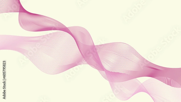 Fototapeta Modern Abstract  wave lines on  background