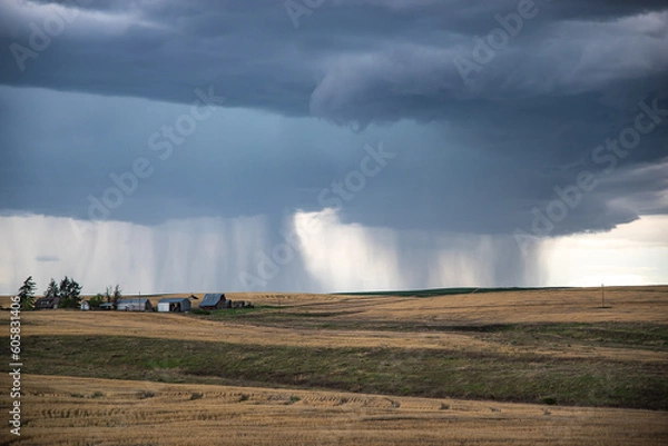 Fototapeta Storm on the High Desert in central Oregon
