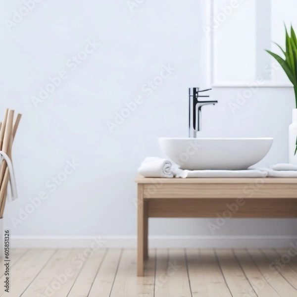 Fototapeta modern bathroom interior