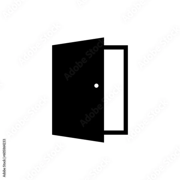 Obraz Door Icon, Open Vector , Close, Vector
