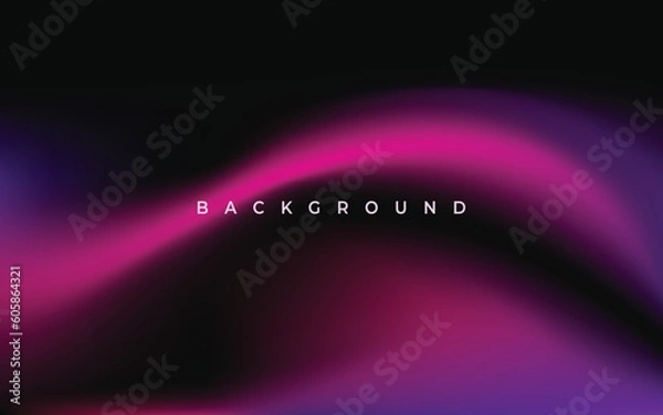 Fototapeta abstract gradation violet color background template with fluid style vector graphic