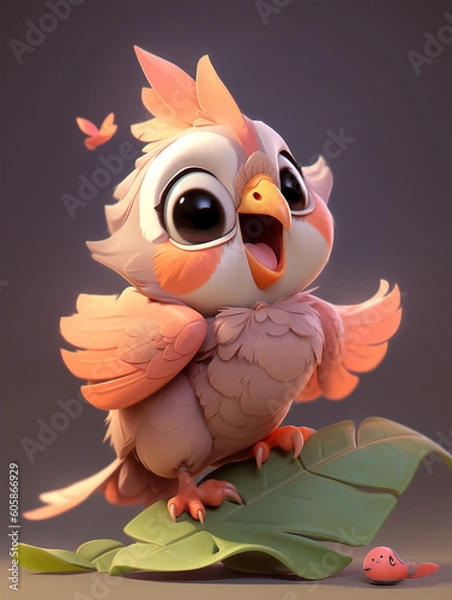 Fototapeta Happy bird