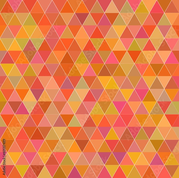Obraz Vector vintage triangle background