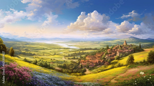 Obraz landscape with mountains