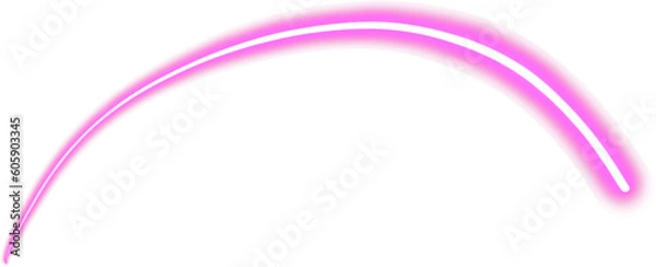 Fototapeta lighting lines curve and twirl. Neon design