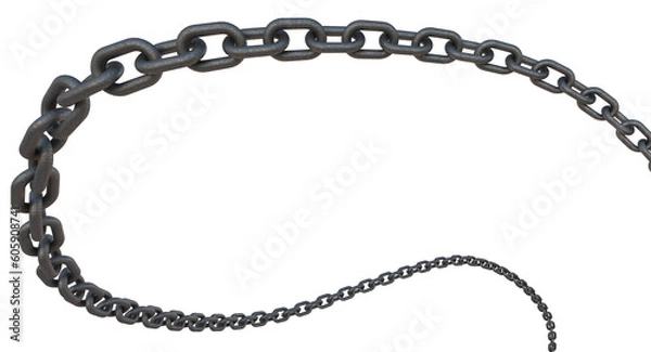 Fototapeta chain isolated