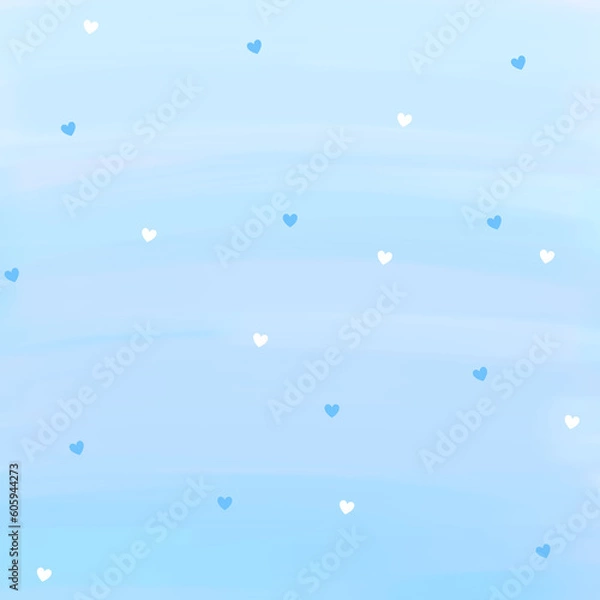 Obraz blue heart shaped background