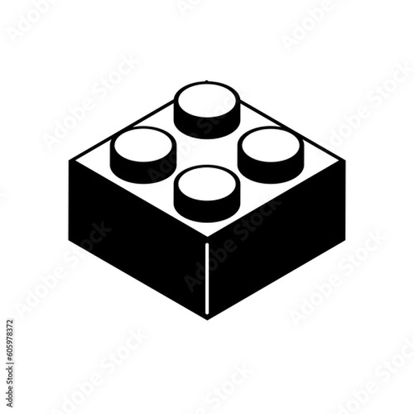 Fototapeta blocks icon vecctor