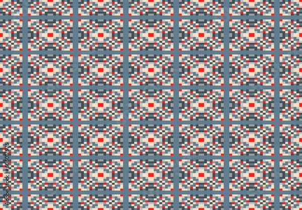 Obraz Vedic Square-Based Seamless Background Patterns
