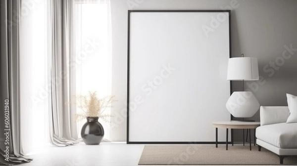 Obraz Room with blank poster