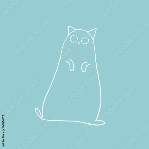 Obraz cute style cat pictures