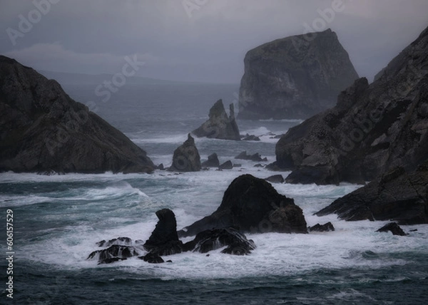 Fototapeta Scenic cliffs from above