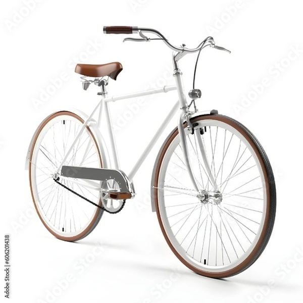 Obraz bicycle isolated on white