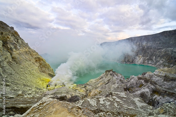Fototapeta Kawah Ijen Volcano,Java island
