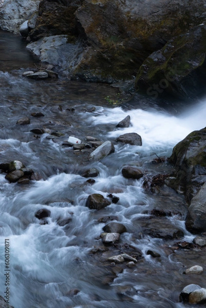 Fototapeta stream in the mountains