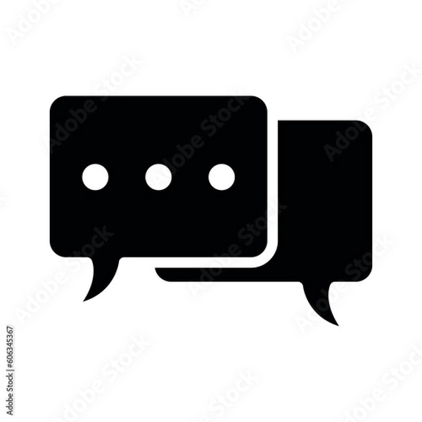 Fototapeta message sign symbol vector icon