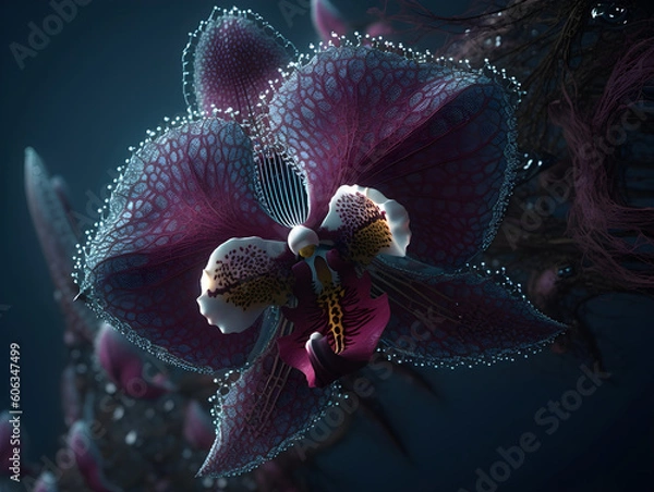 Obraz purple orchid flower